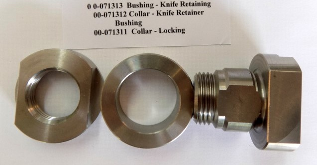 Hobart 8186-84186 Buffalo Chopper Knife Retaining Kit Bushing 00-071313, Collar 00-071312, Locking Collar 00-071311 NEW